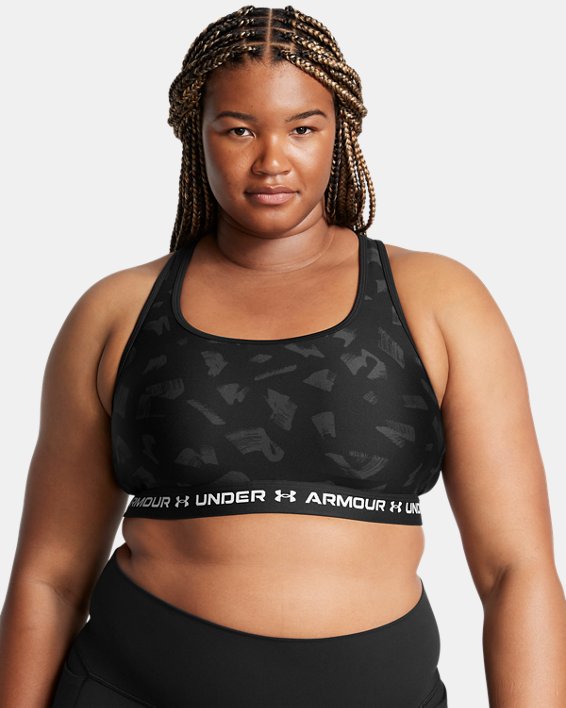 Armour® Mid Crossback Print Women's Sports Bra | Under Armour Armour® Mid Crossback Print Women's Sports Bra | Under Armour